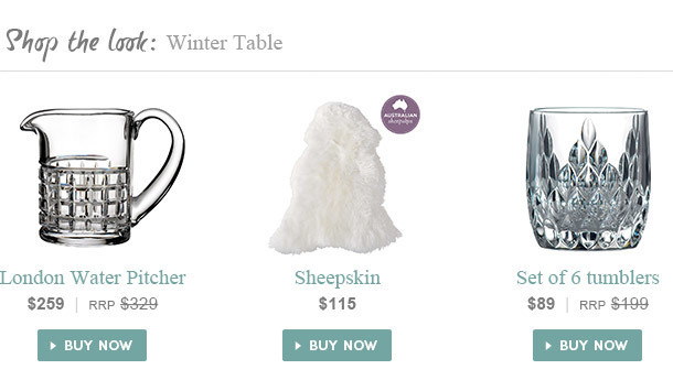 Winter table