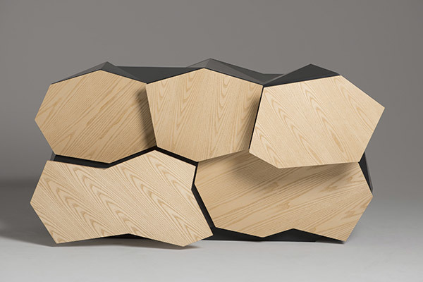 Jack's 'Terranos' Cabinet plays to his interest in geometry