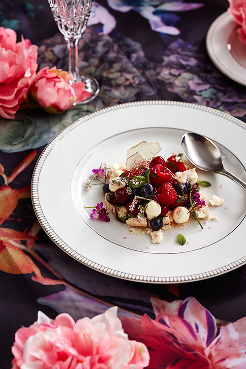 Berry Meringue Smash with Edible Flowers - Jono Fleming - Temple & Webster Journal