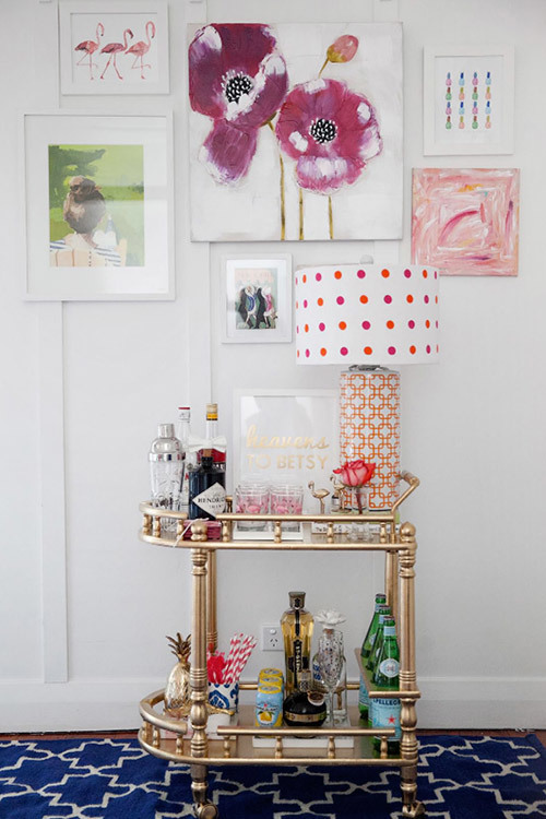 7 ideas for stocking & styling a bar cart | Temple & Webster