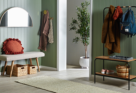 6 steps to styling a small hallway