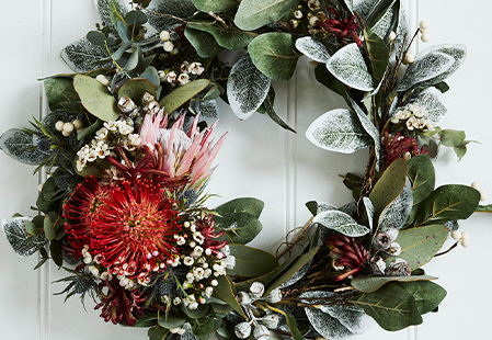 How to make easy floral Christmas wreaths: Part 1