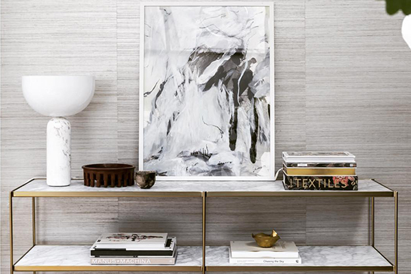 Marble deals console table