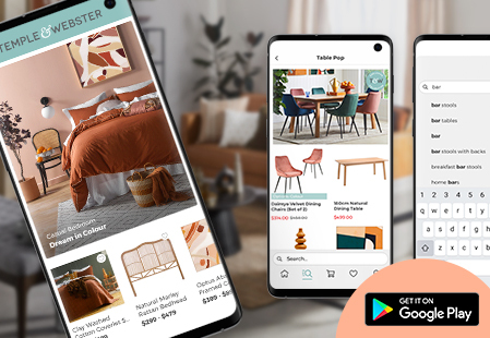 Temple & Webster Android App now in the Google Play Store