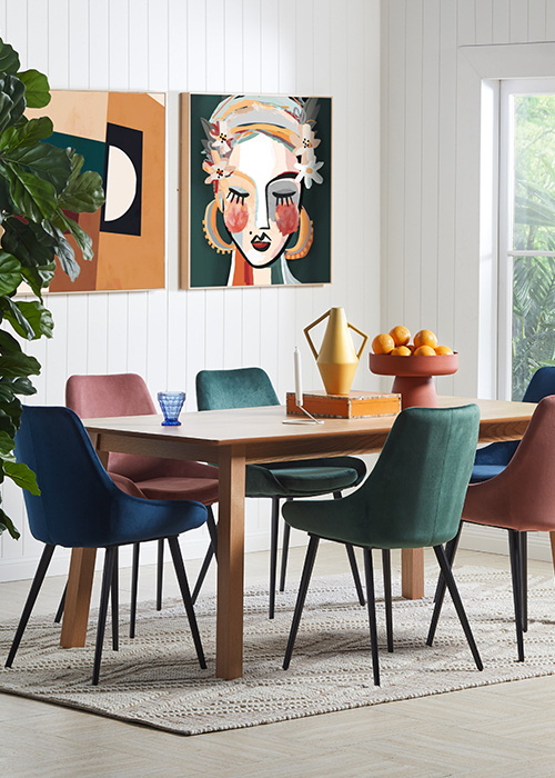 Mix match dining table and chairs sale