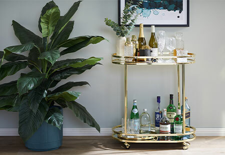 How to style bar carts