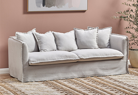 Update your look with slipcovered furniture