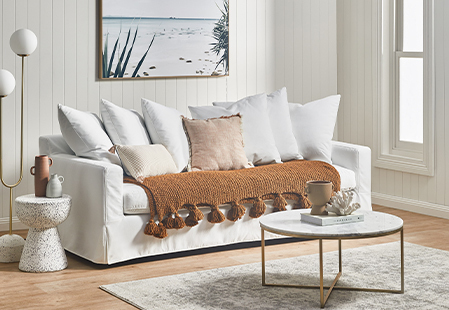 The 5 best ways to style a throw on your sofa