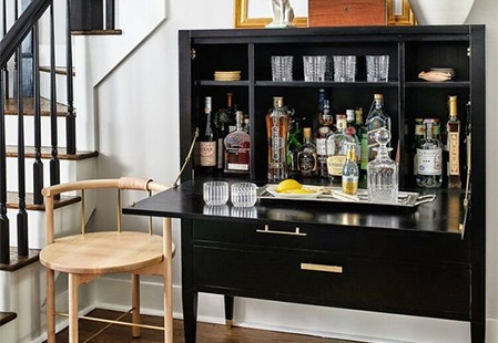 12 stylish home bar ideas