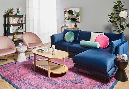 How to mix and match sofas and chairs