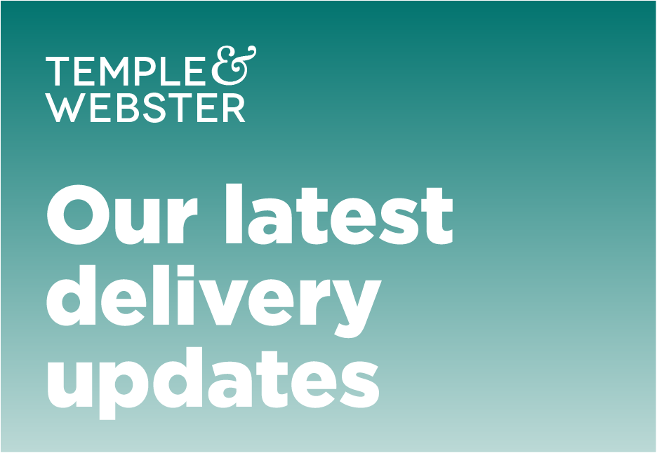 Temple & Webster's delivery updates