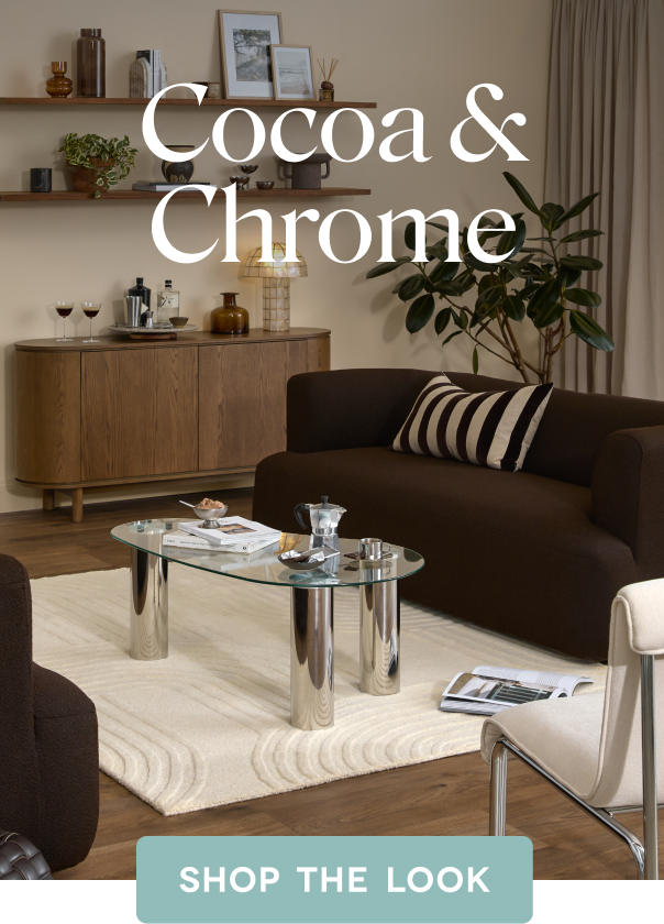 Cocoa & Chrome trend, shop now.