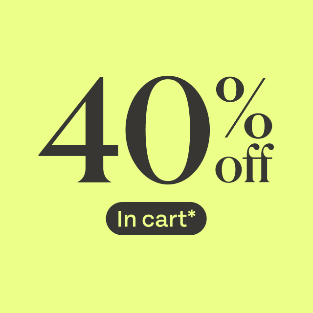 Spring Savings 40% off