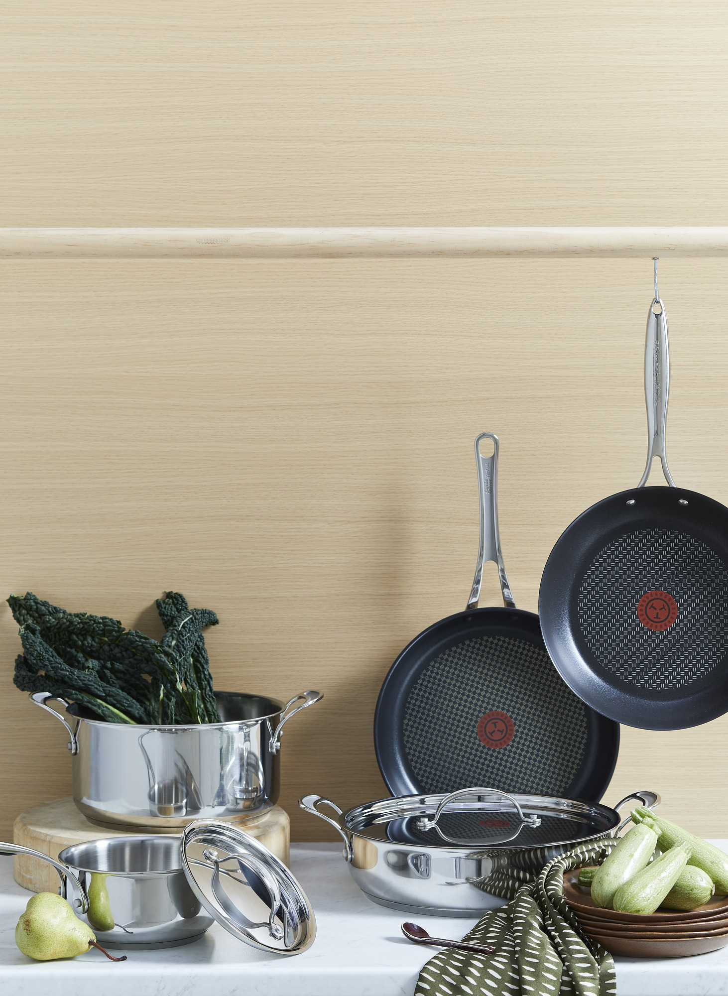 NEW 5 Piece Tefal Jamie Oliver Induction Cookware Set Tefal,Cookware