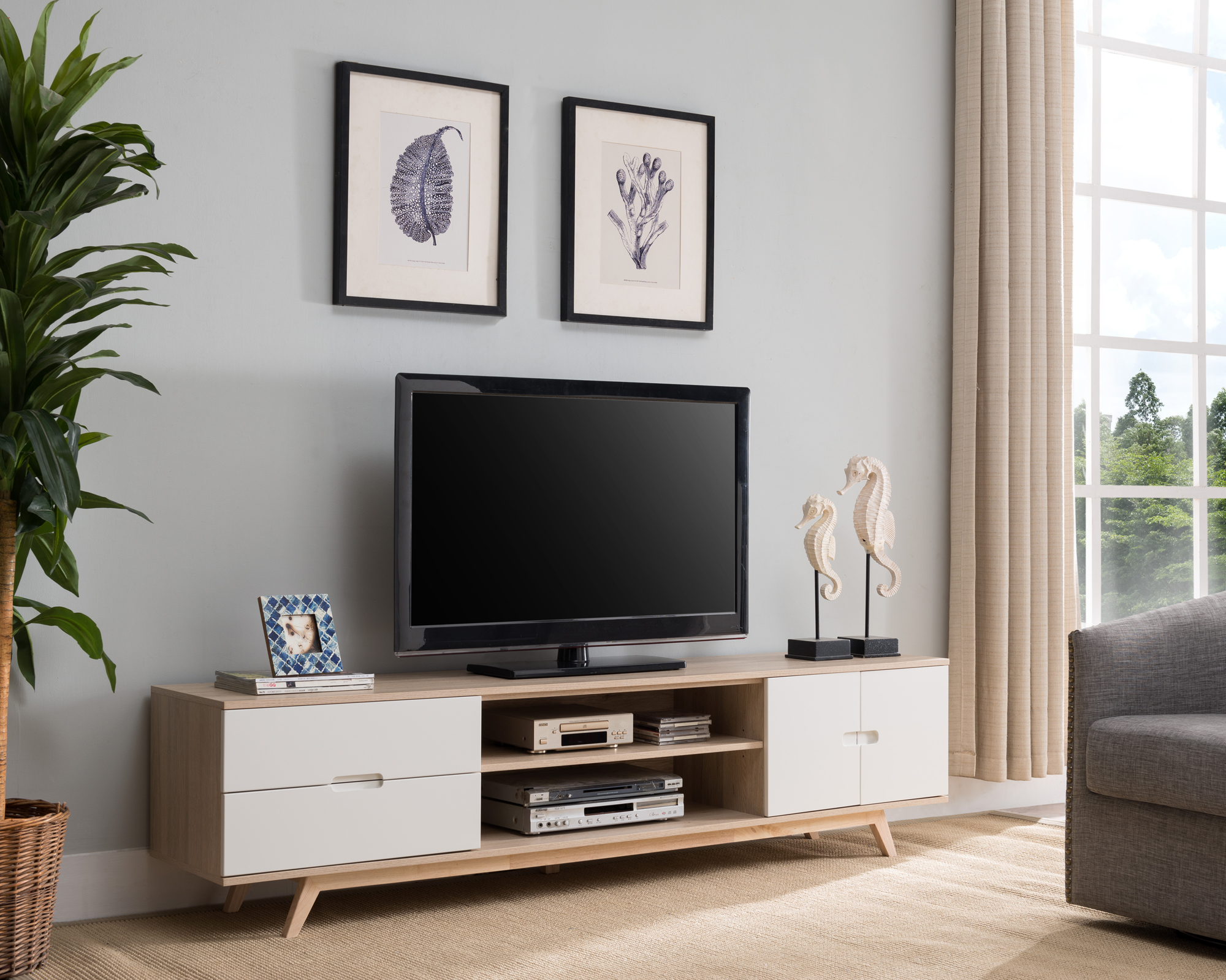 NEW 200cm Nova European Style Entertainment Unit KD Furniture TV ... NEW 200cm Nova European Style Entertainment Unit KD Furniture TV ...