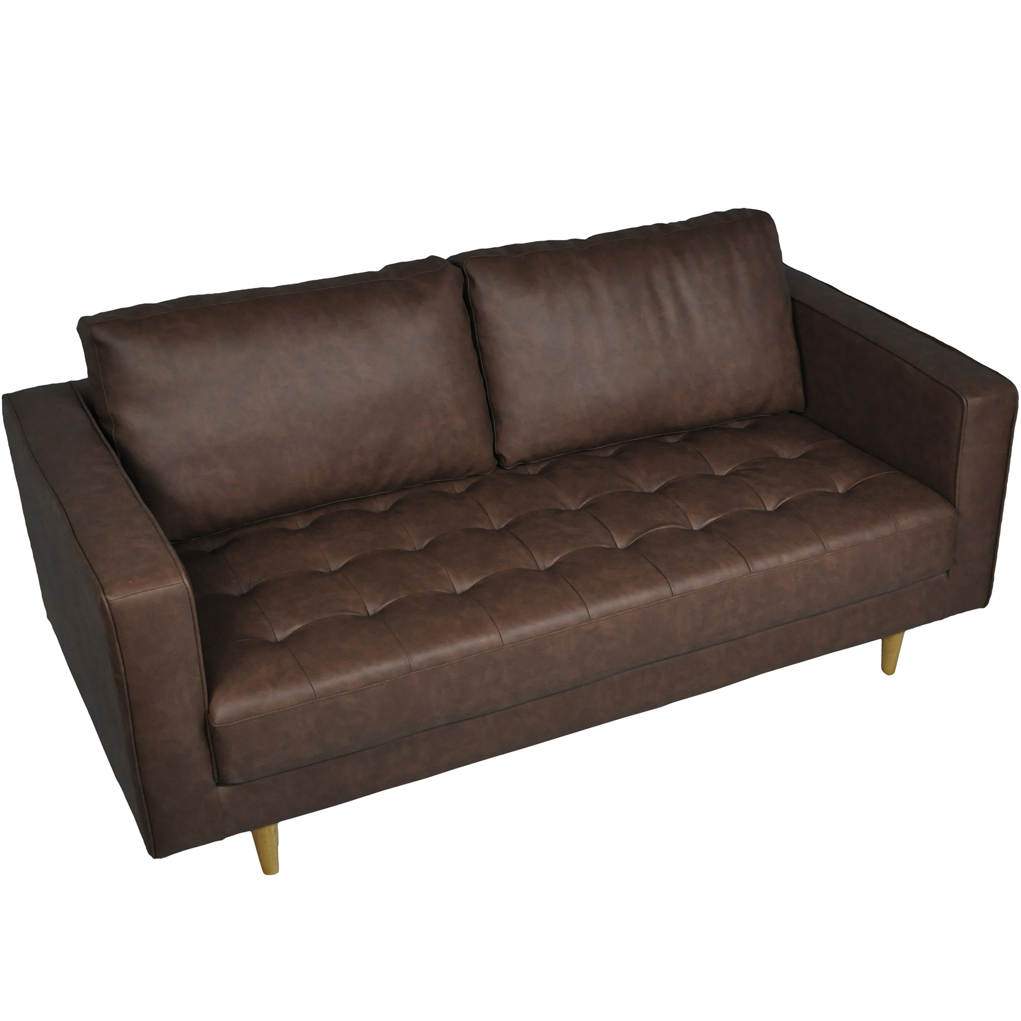 Karl 2 Seater Faux Leather Sofa