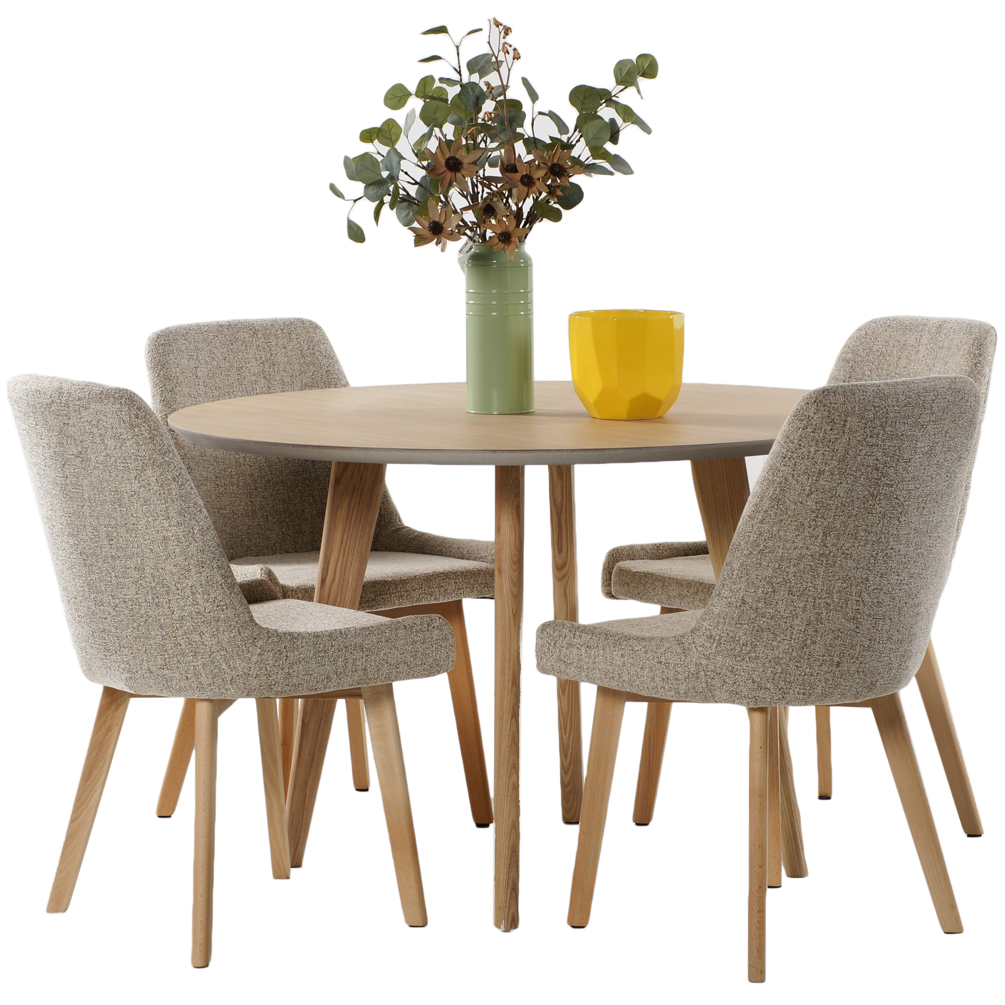 Homestar 4 Seater Alexandria Dining Table Chair Set Reviews