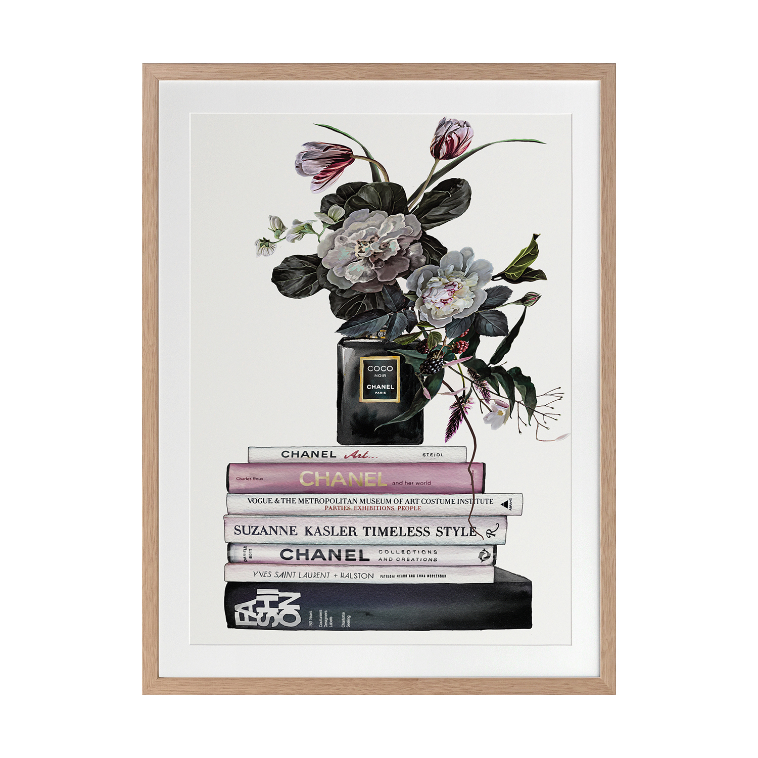 Decadent Chanel Noir Printed Wall Art | Temple & Webster