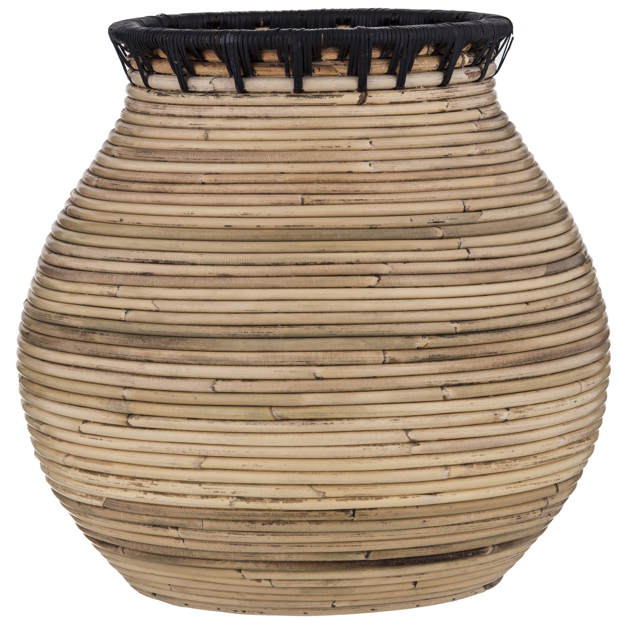 Natural Tanah Rattan Vase Temple Webster