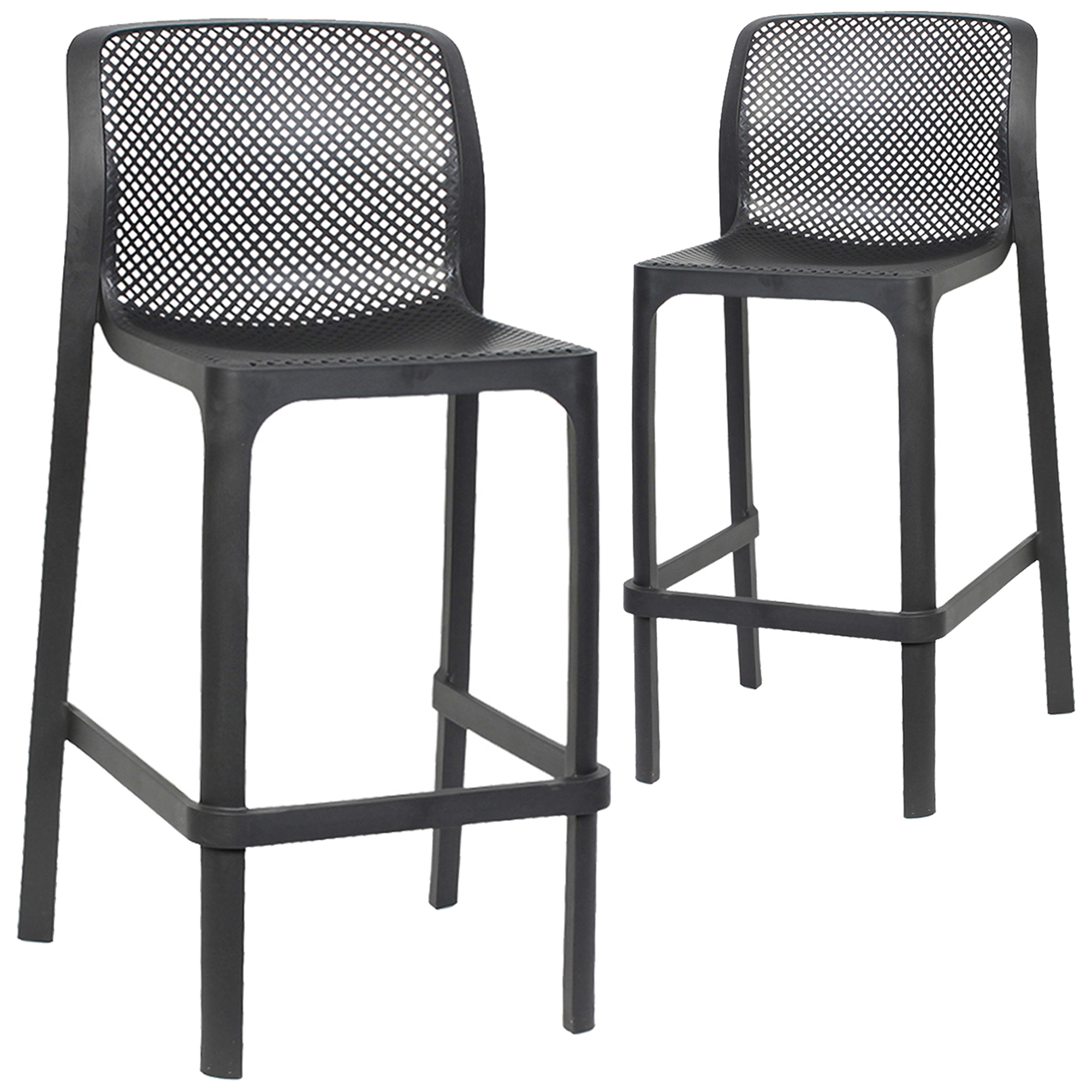 Netto Stackable Outdoor Barstools Temple Webster