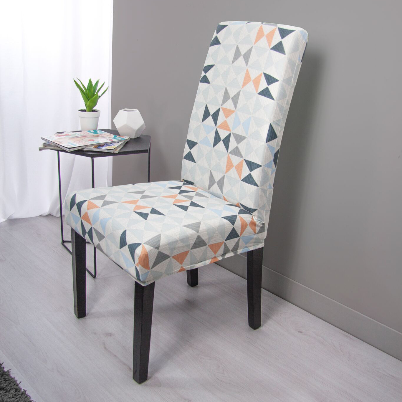Surefit Statement Print Hugo Dining Chair Cover