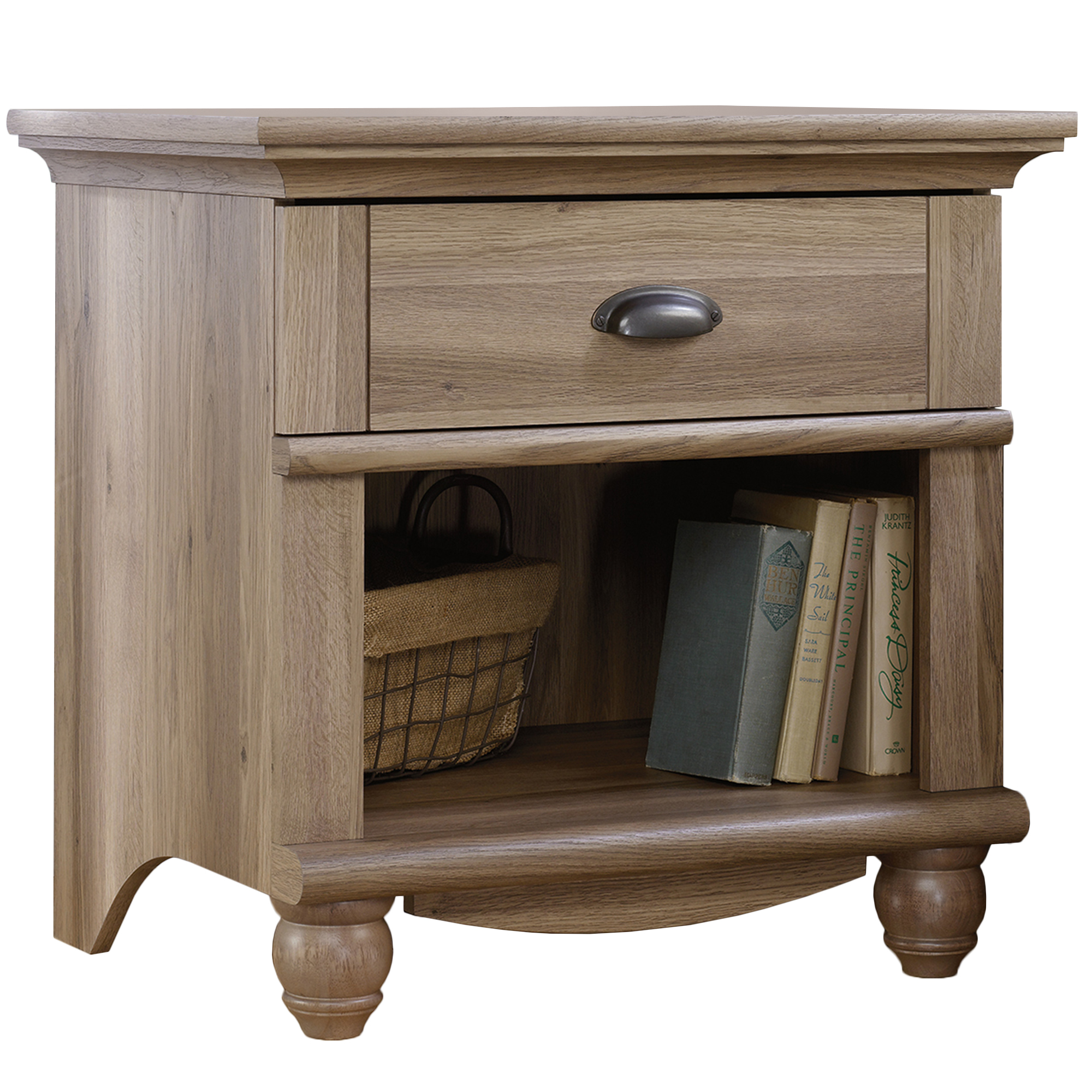 Sauder Salt Oak Harbor View Night Stand Reviews Temple Webster