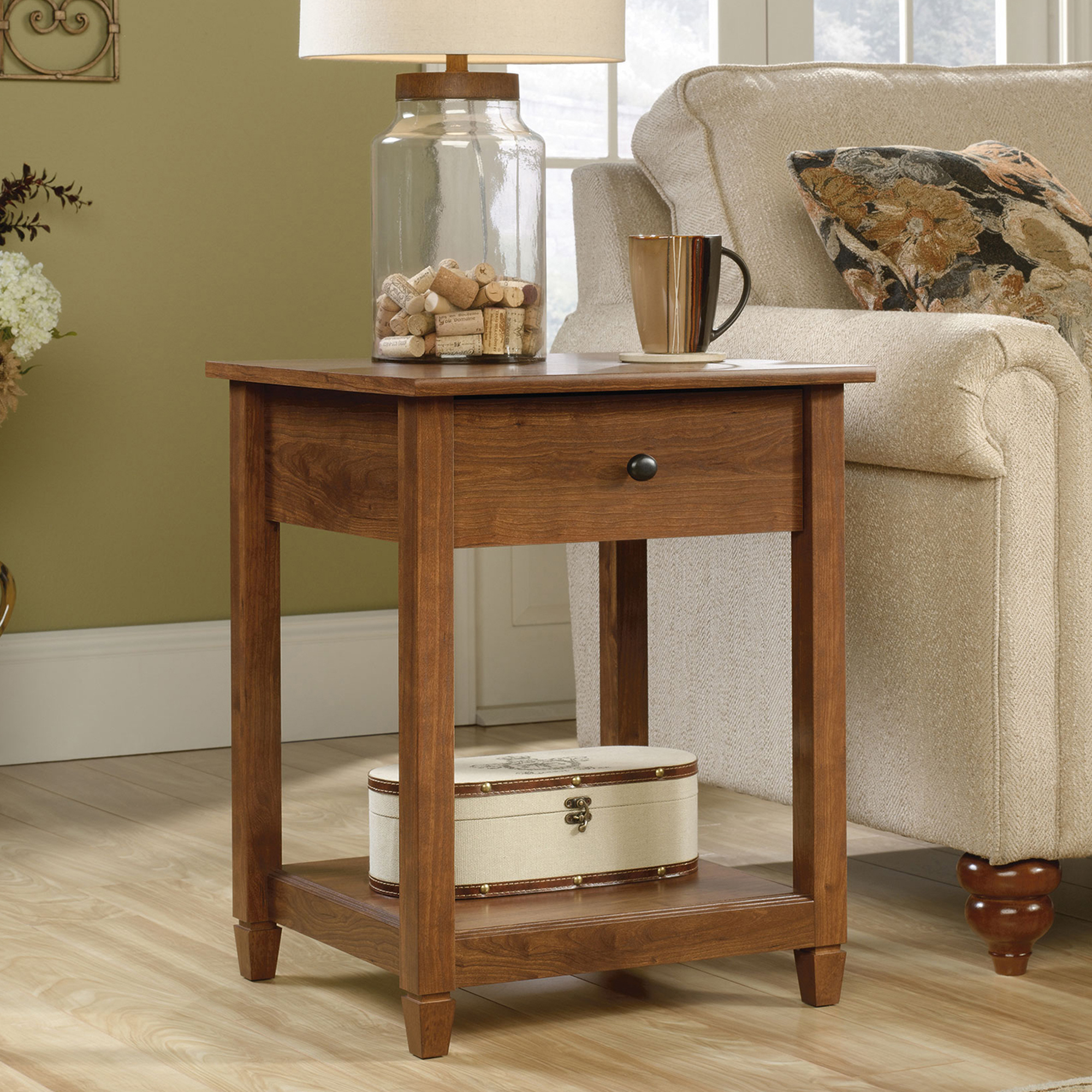 Sauder Edge Water Bedside Table Reviews Temple Webster