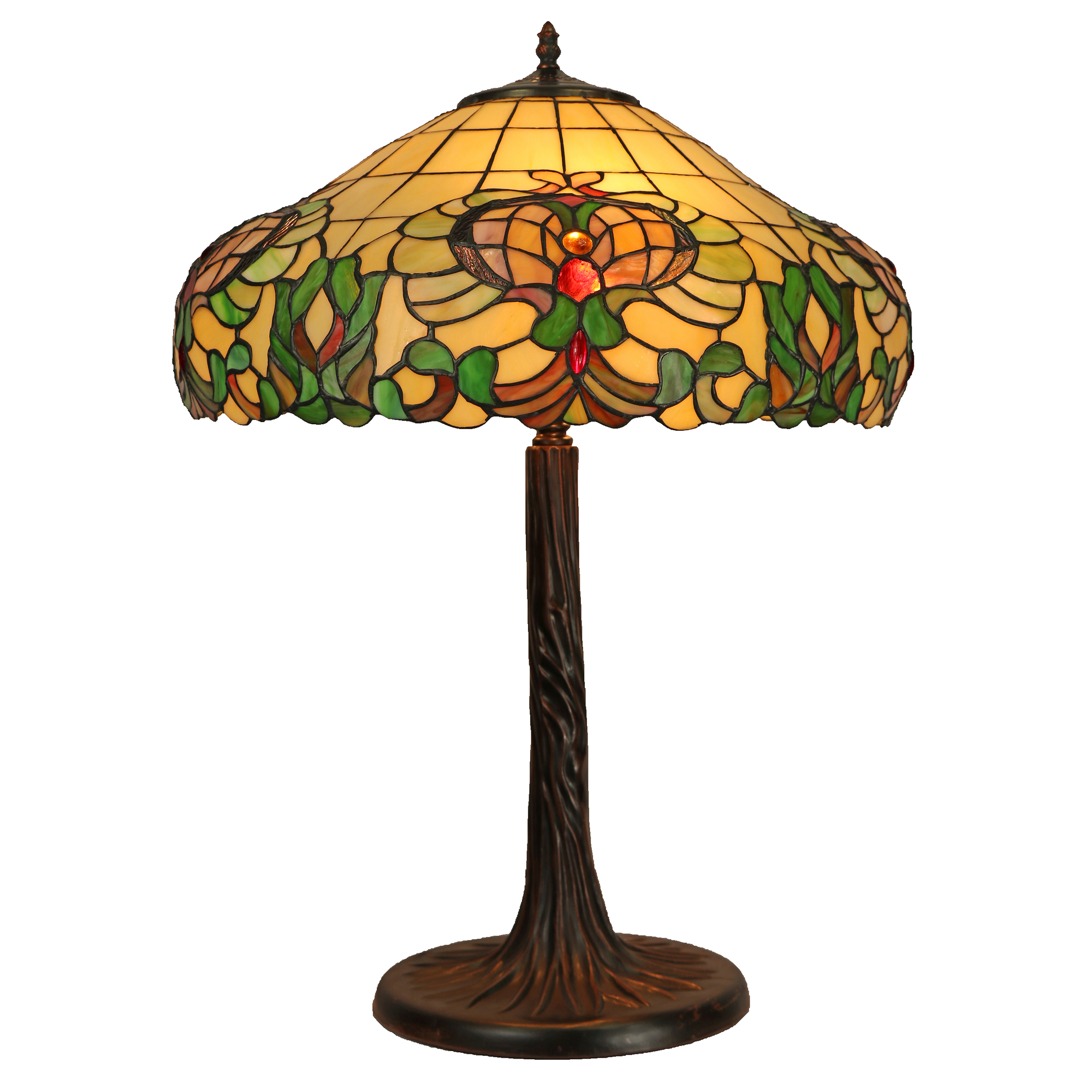 floral desk lamp