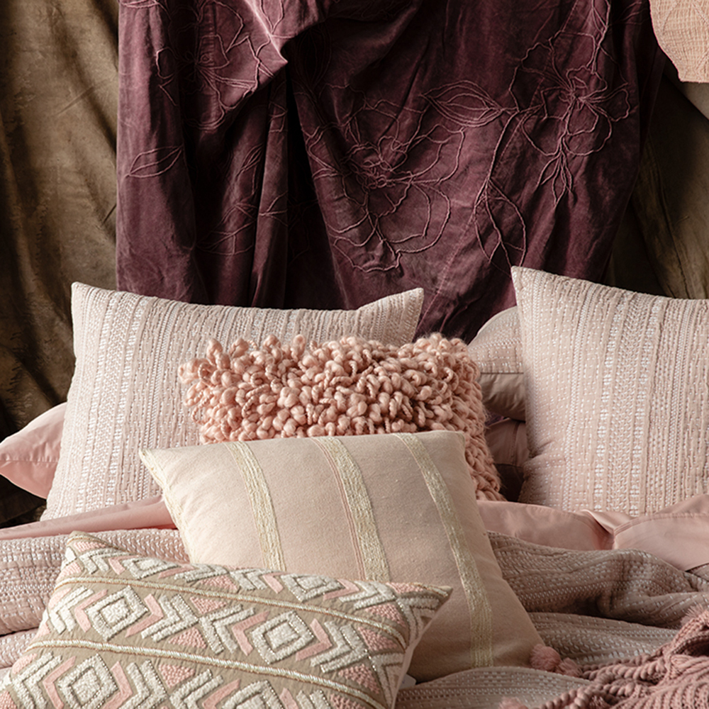 NEW Blush Lyric Cotton European Pillowcase Kas,Pillowcases eBay