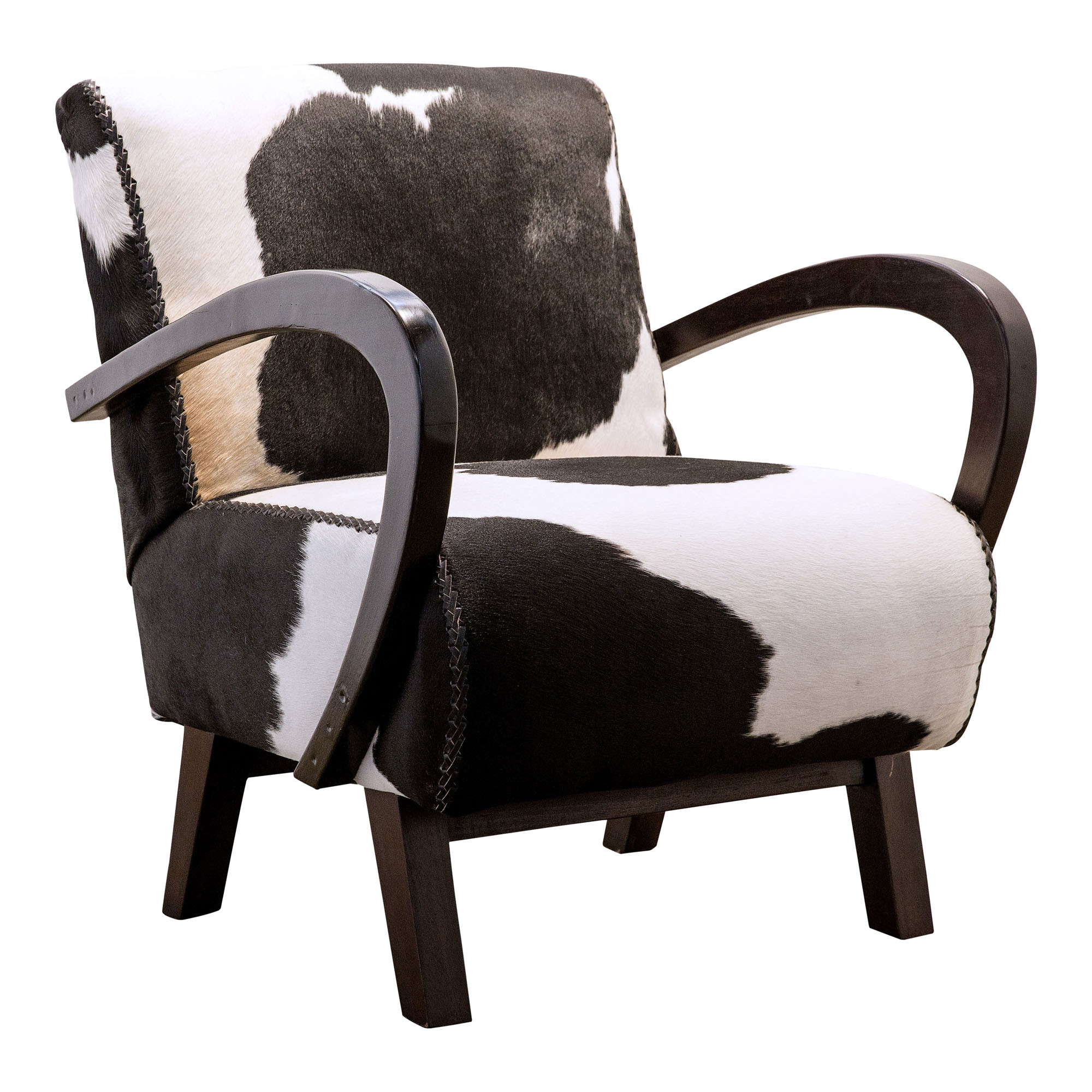 cow skin desk chair