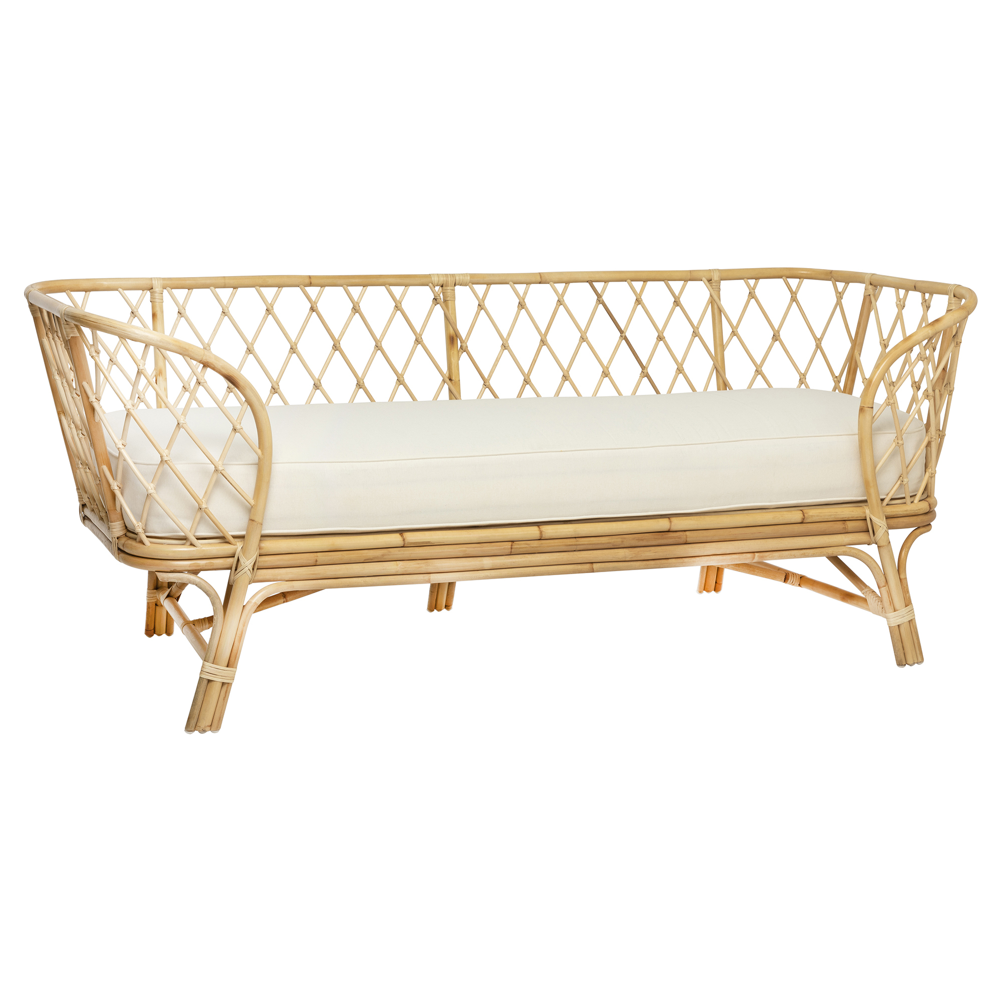 rattan 3 seater