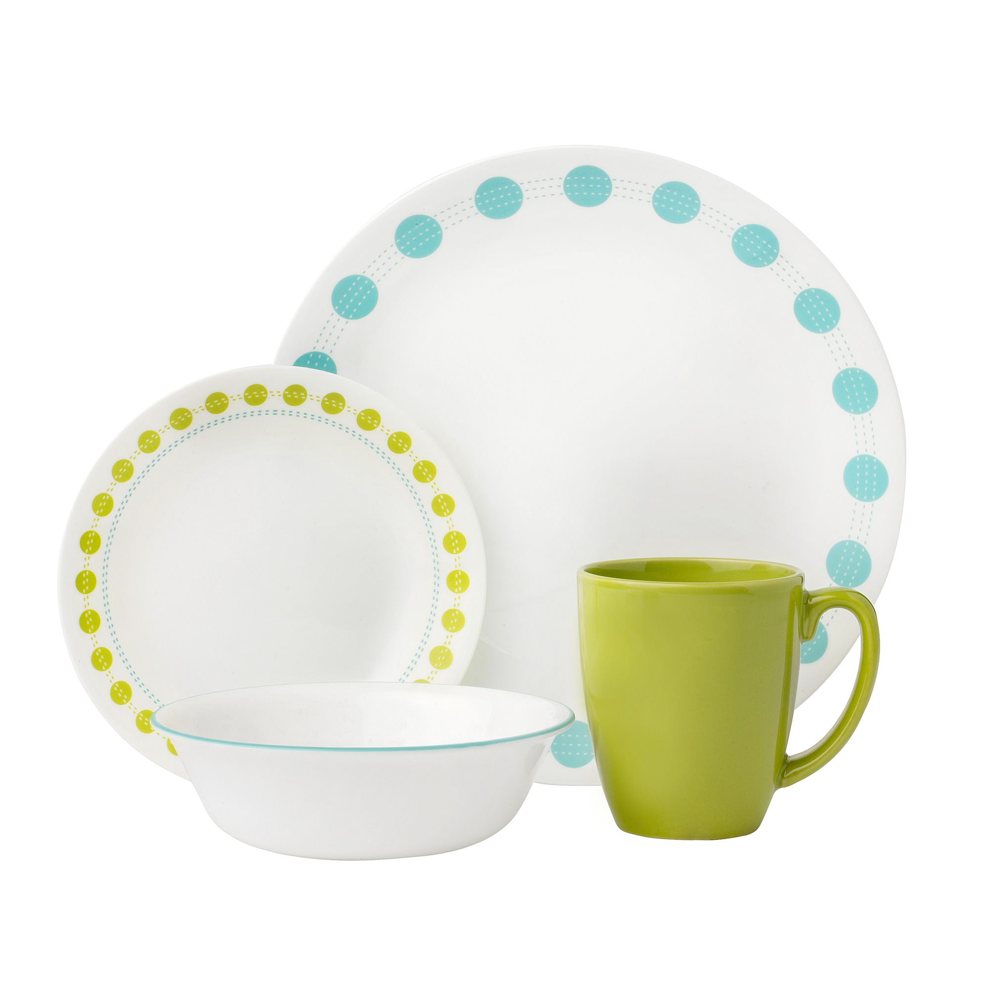 NEW 16 Piece South Beach Livingware Dinner Set - Corelle ...