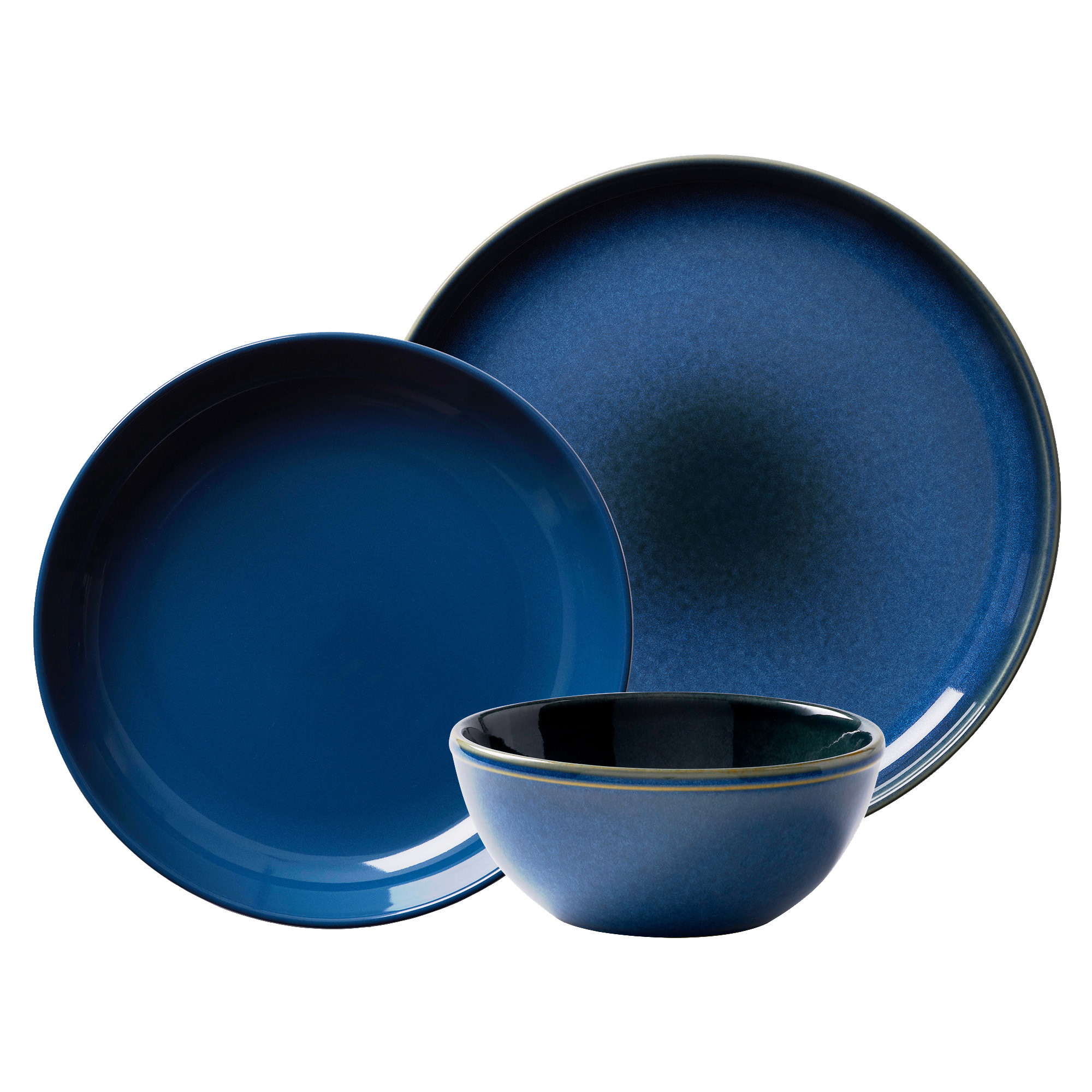 navy blue dinner sets