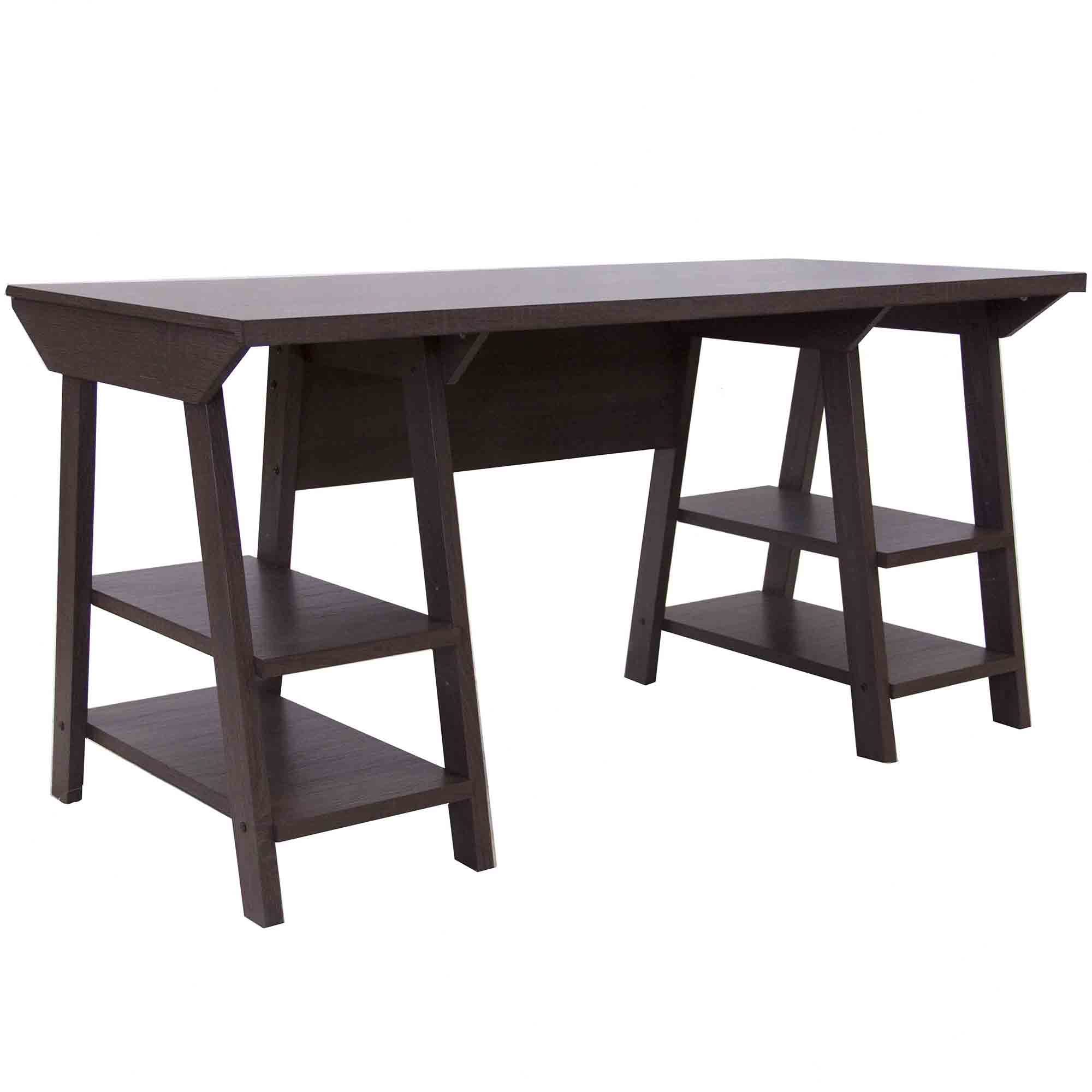 Walnut Floine Trestle Desk