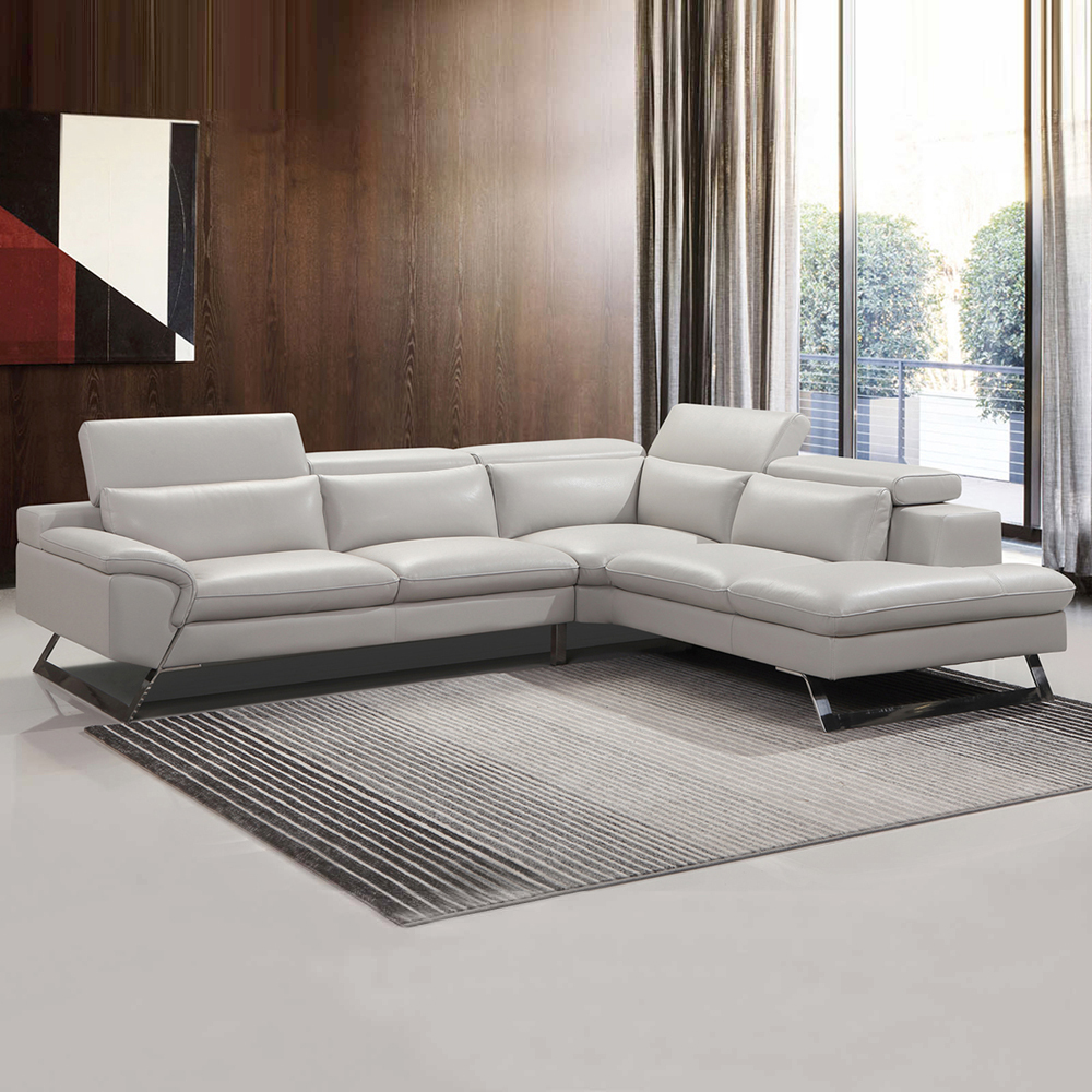 4 seater white leather sofa