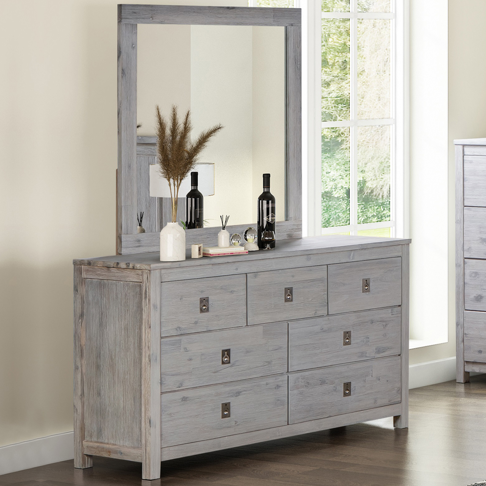 dressing table with chester drawers