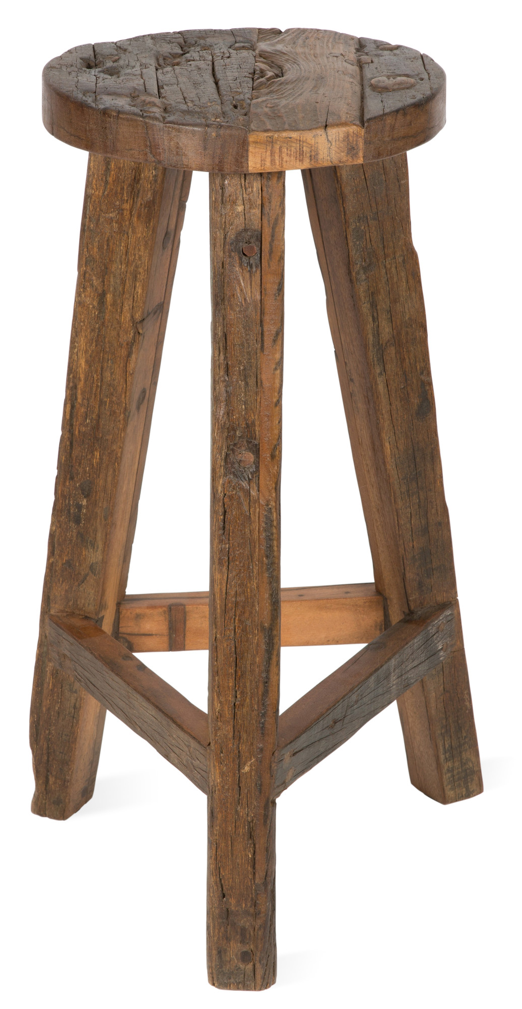 reclaimed timber bar stools