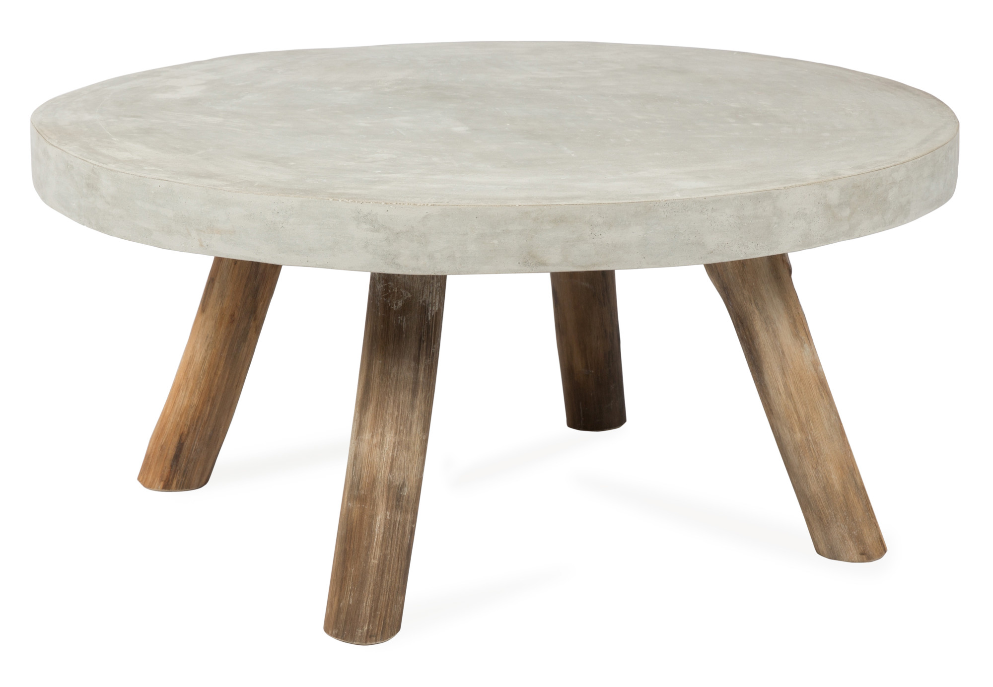 Lifestyle Traders Round Concrete Coffee Table Reviews Temple Webster