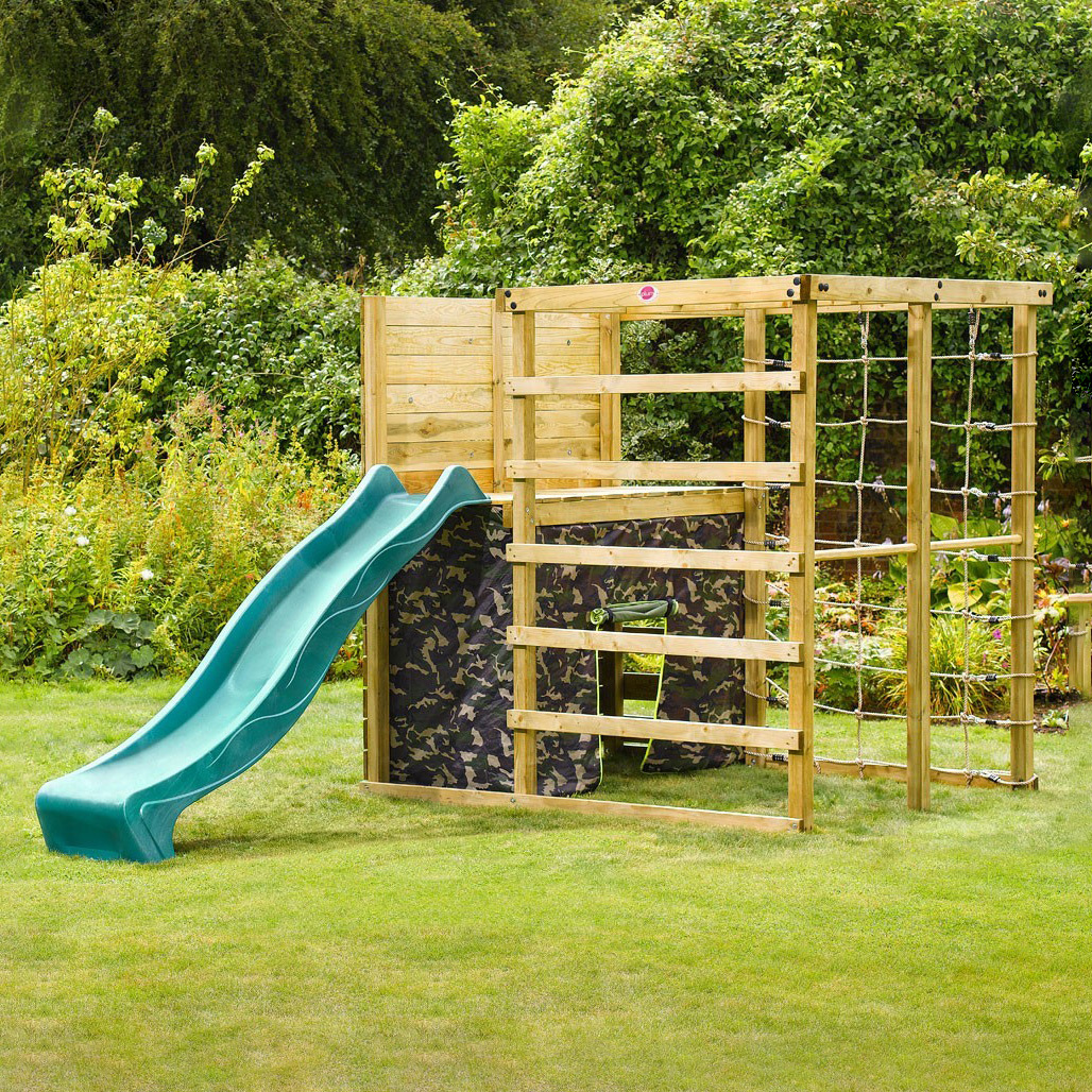 cube climber with slide