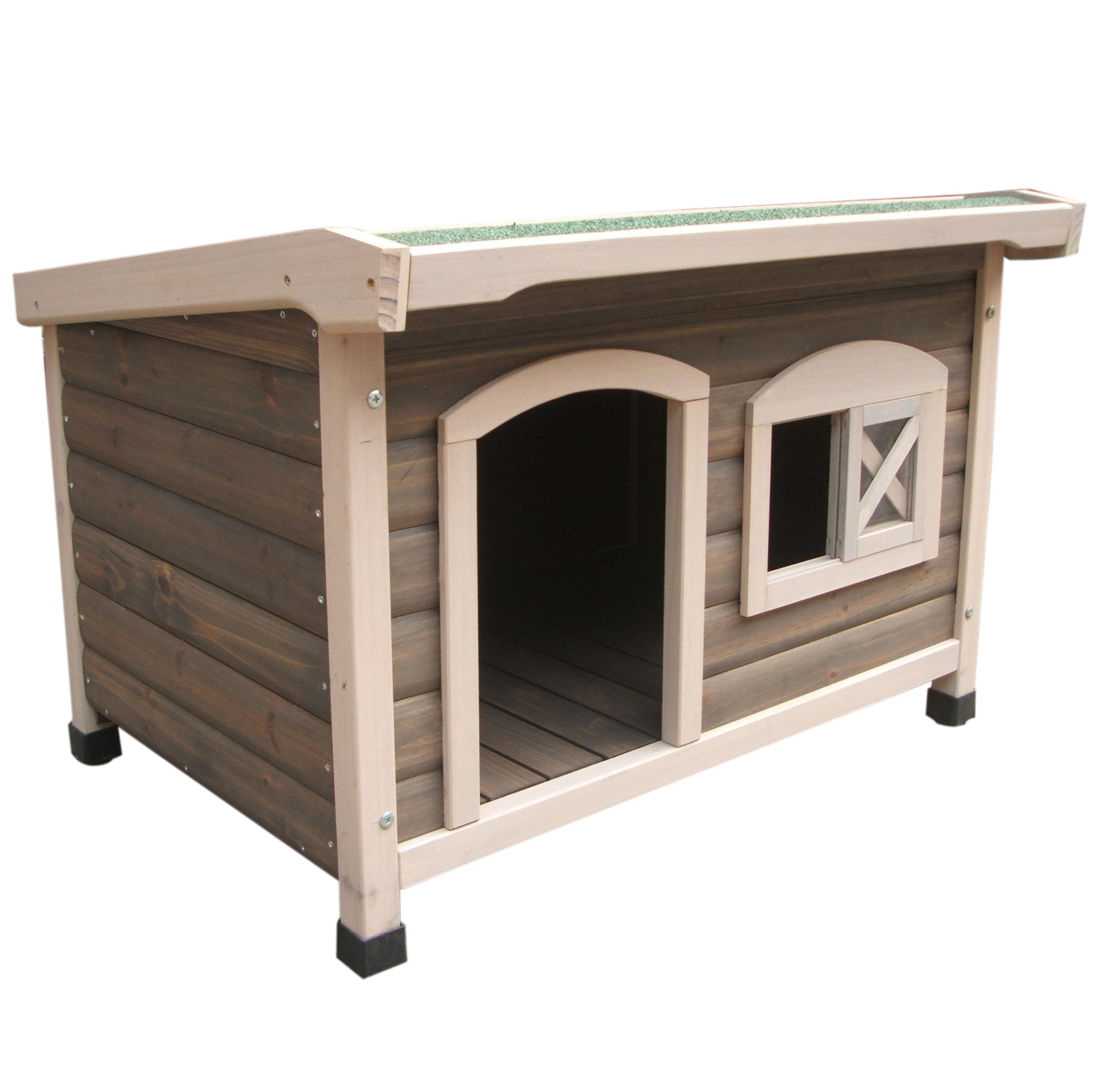 wooden dog kennels