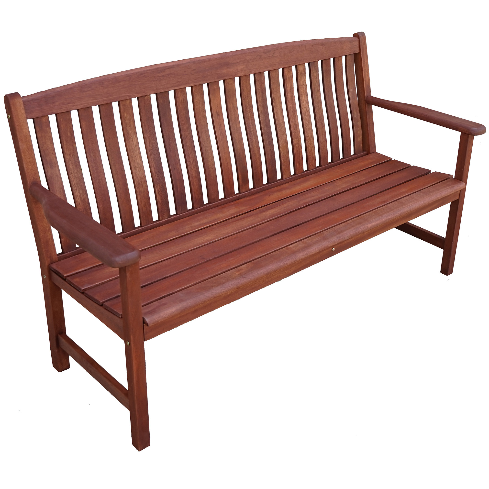 New Luneburg 3 Seater Shorea Wood Outdoor Bench Ebay