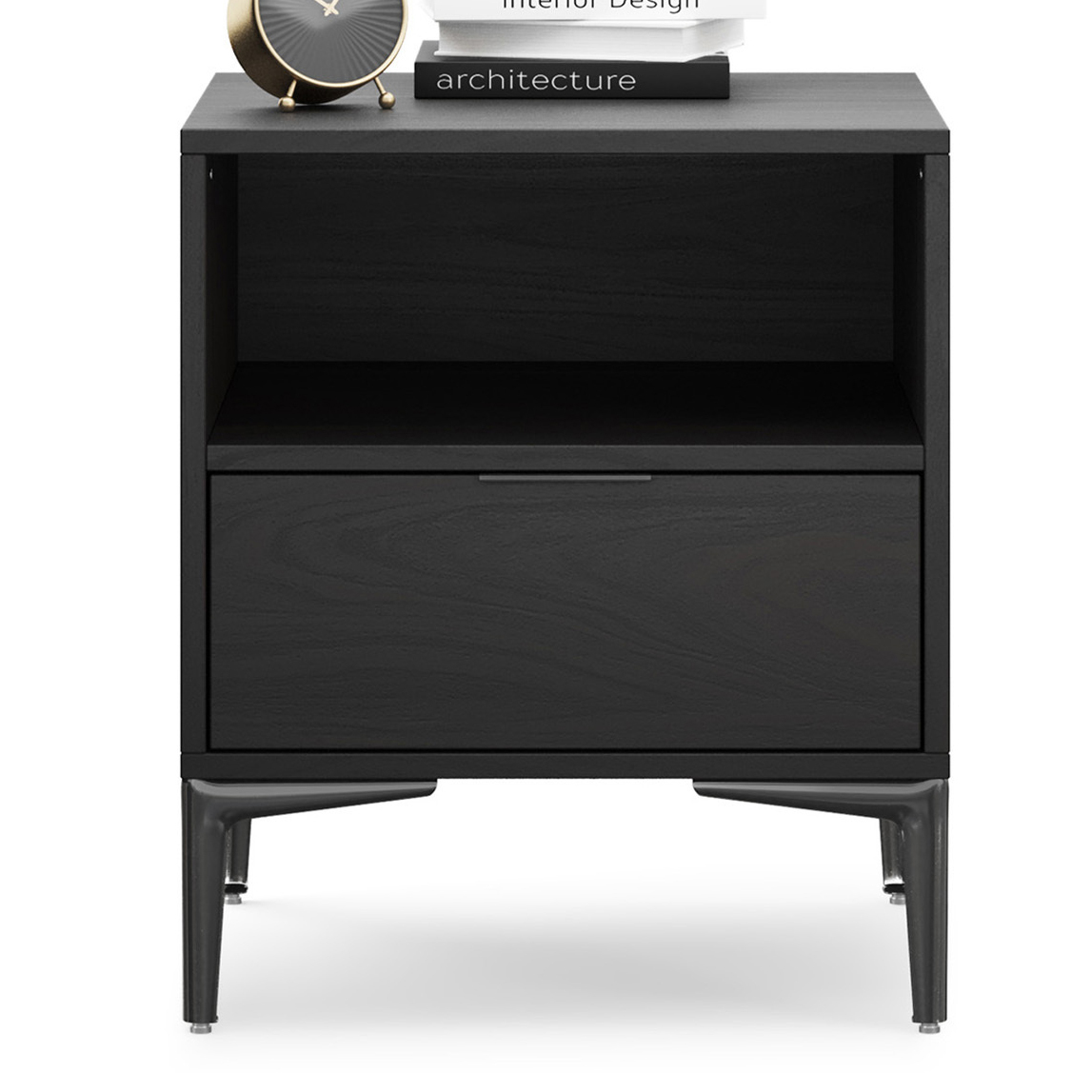 charcoal bedside tables