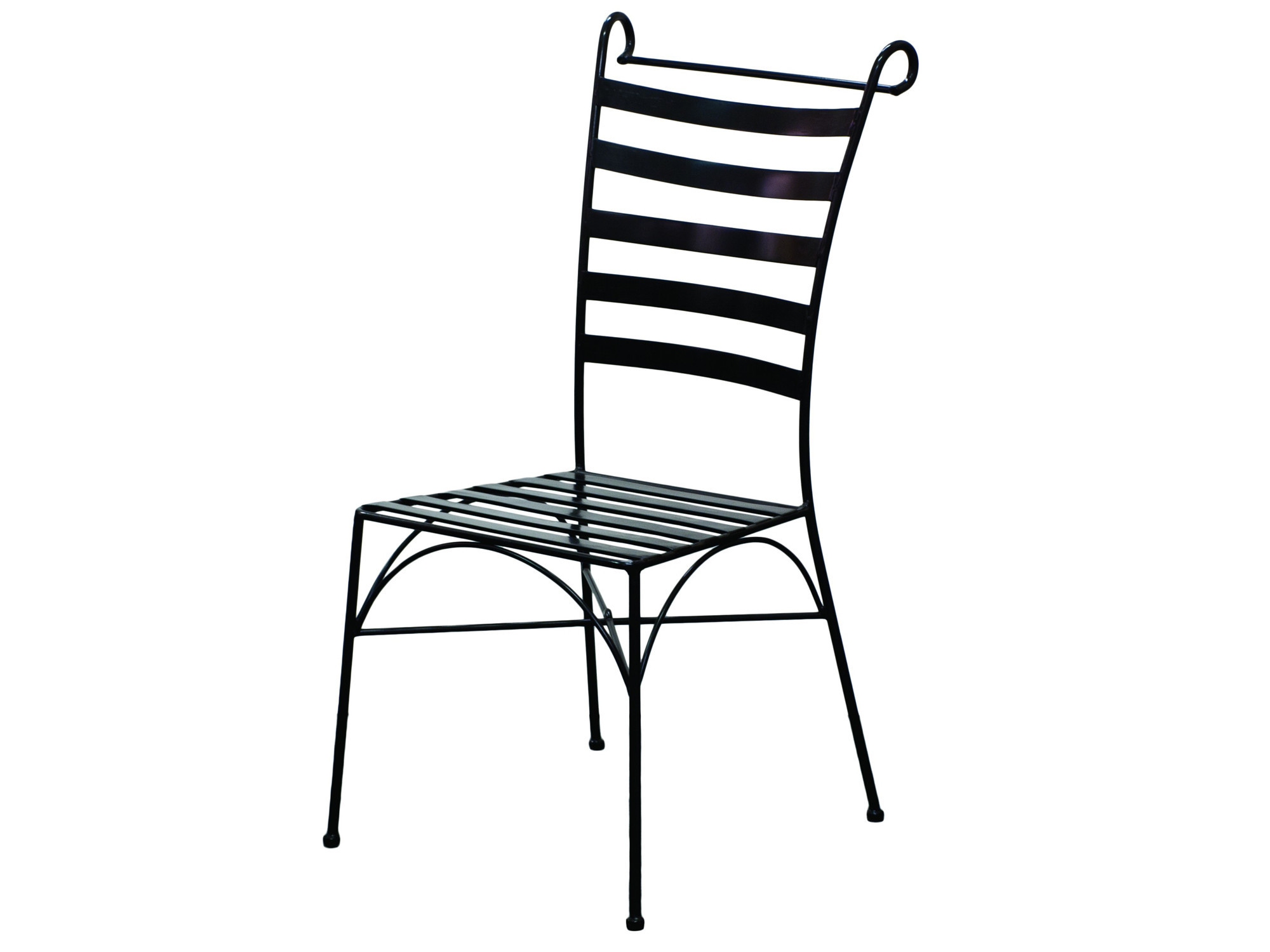 Cast Iron Outdoor Black Wrought Iron Venice Side Chairs Reviews Temple Webster