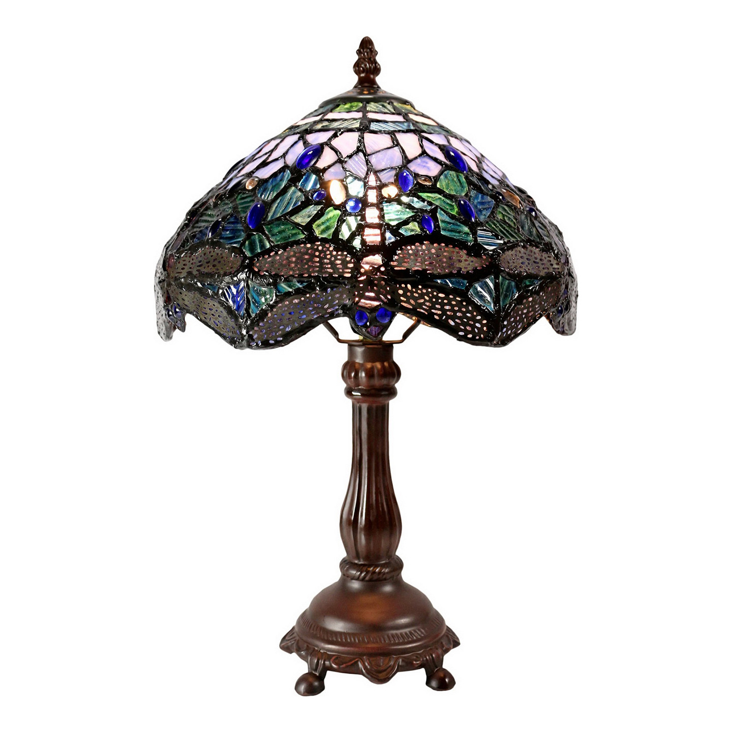 tiffany blue dragonfly lamp