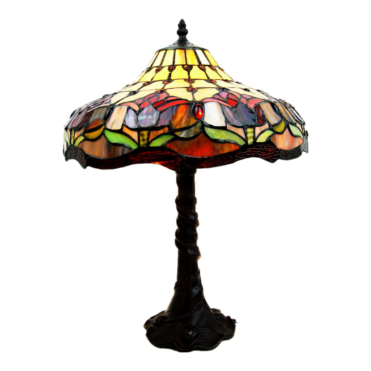Traditional Colonial Style Tulip Bedside Lamp Temple Webster Sku Joan1374 Traditional Colonial Style Tulip Bedside Lamp Is Also Sometimes Listed Under The Following Manufacturer Numbers Nsc14235