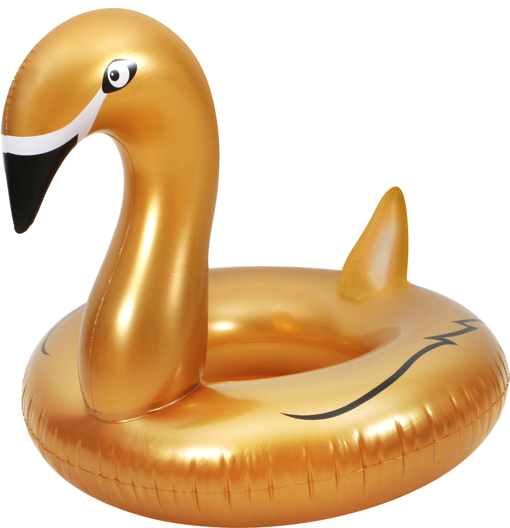 gold swan float