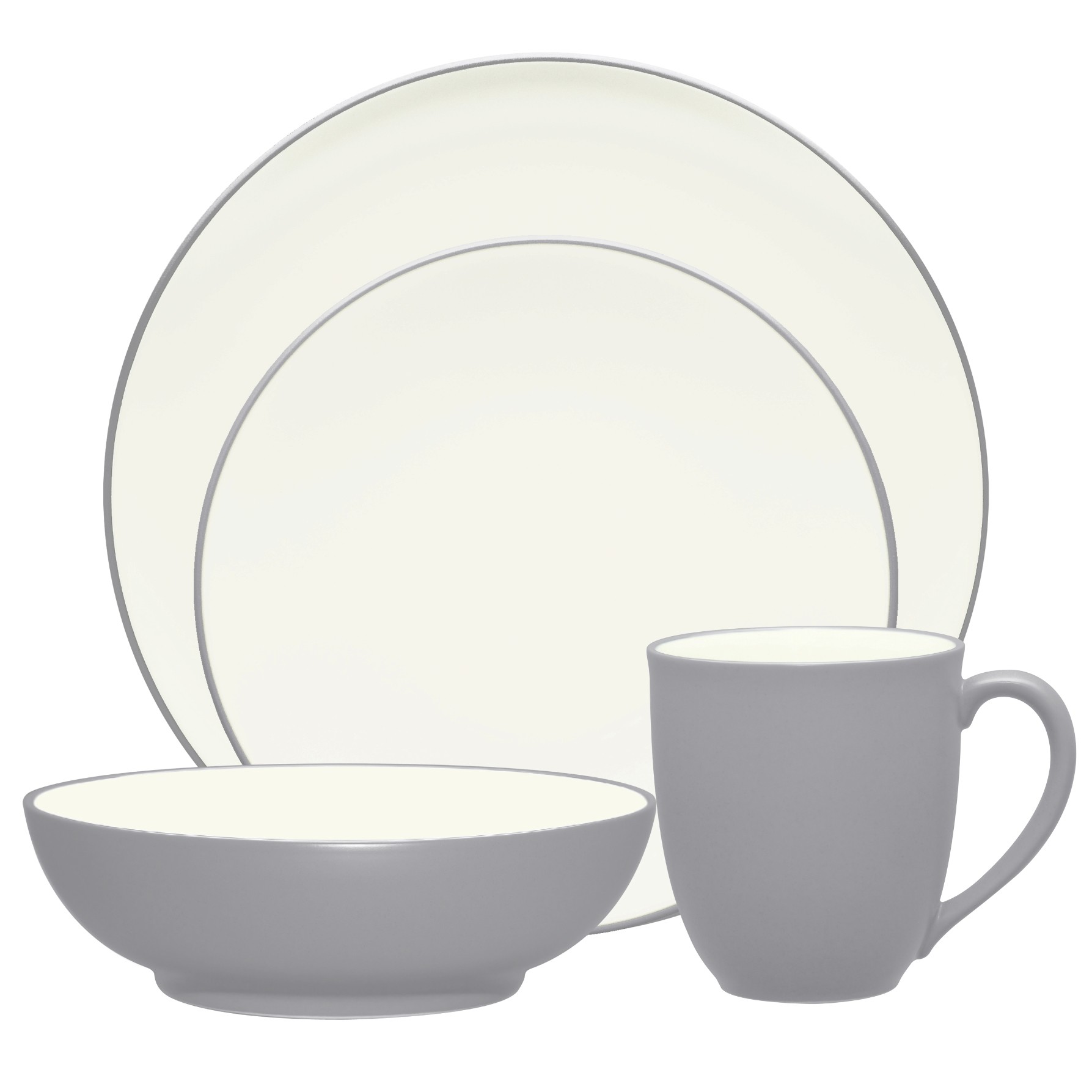 NEW 16 Piece Colorwave Slate Dinner Set Noritake,Dinnerware Sets