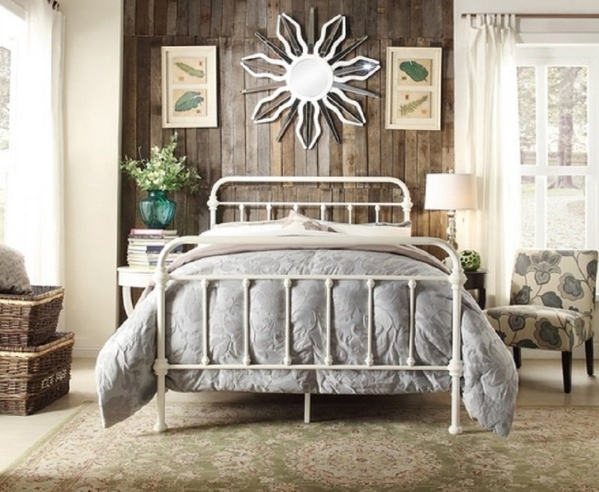 New Ivory White Carter Metal Bed Frame Rawson Co Beds New Ivory White Carter Metal Bed Frame Rawson