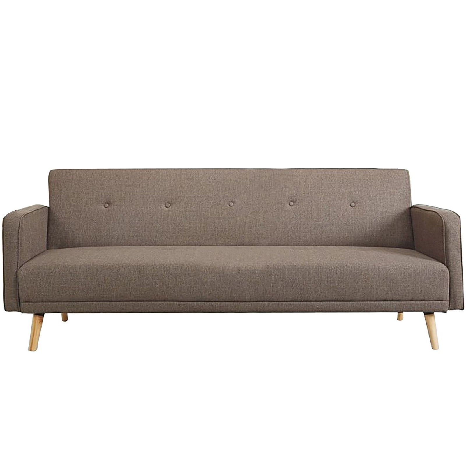 Dodicci Brown Delmar Click Clack Sofa Bed Reviews Temple Webster