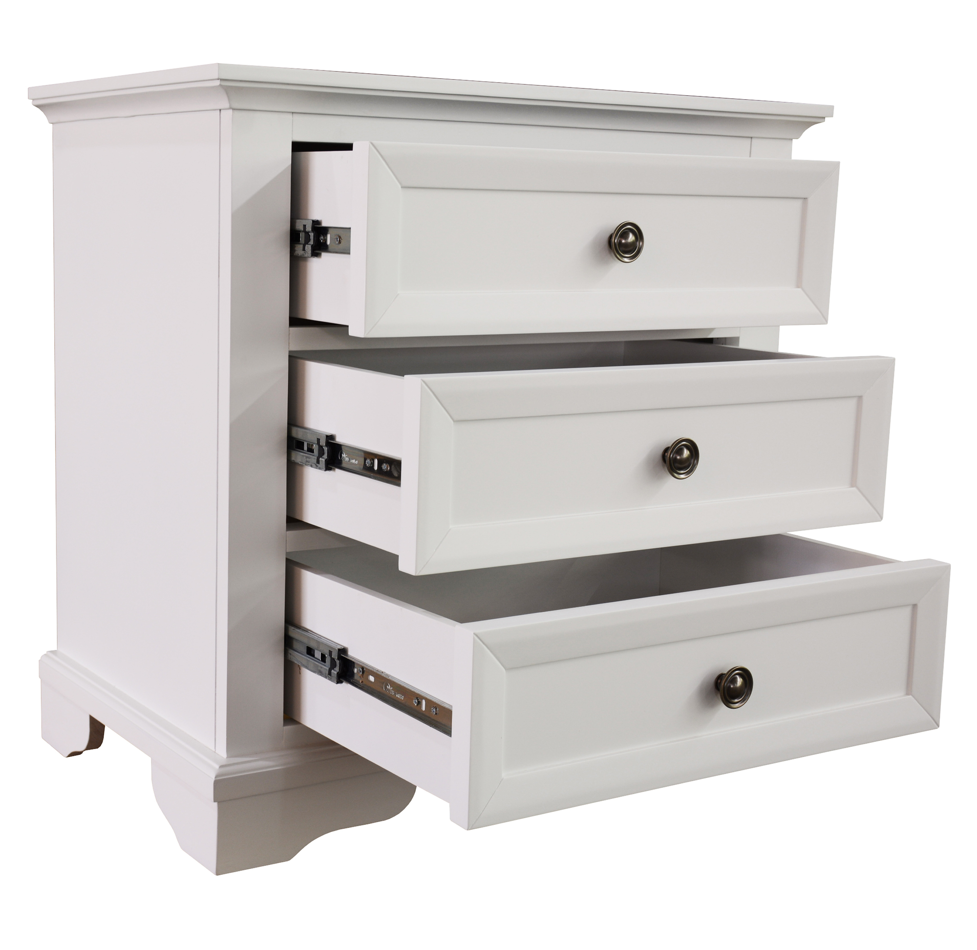 White Bedside Tables With Drawers Australia / White Rattan Bedside